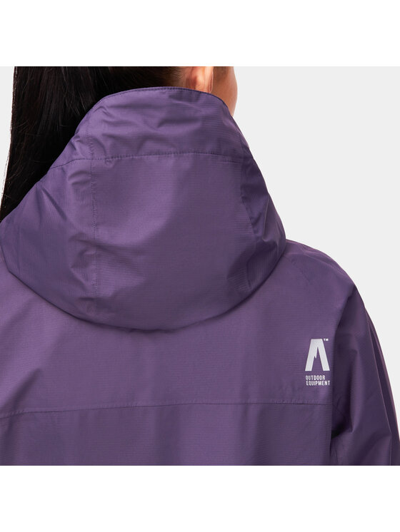 Alpinus Alpinus Kurtka przeciwdeszczowa Rocchetta Fioletowy Active Fit