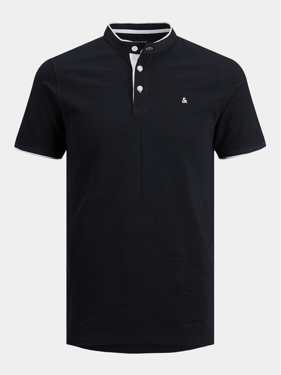 Jack & Jones Jack & Jones Polo Paulos 12199711 Granatowy Slim Fit