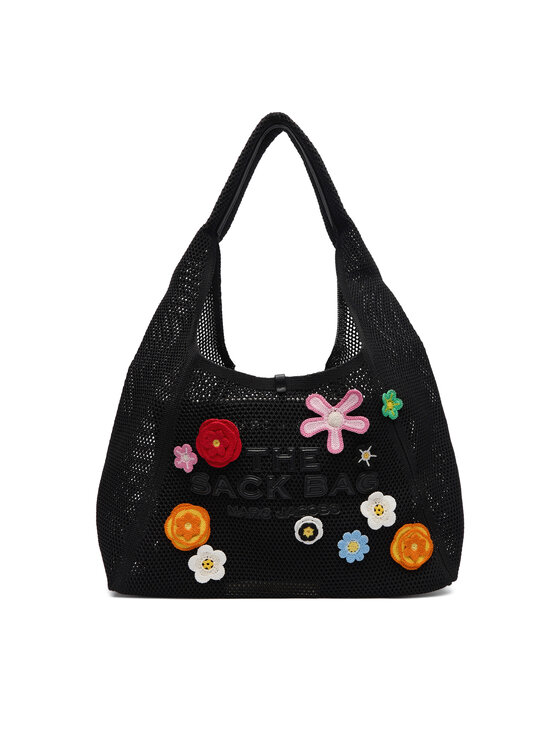 Marc Jacobs Marc Jacobs Táska The Daisy Crochet Sack 2P5HSH027H03 Fekete