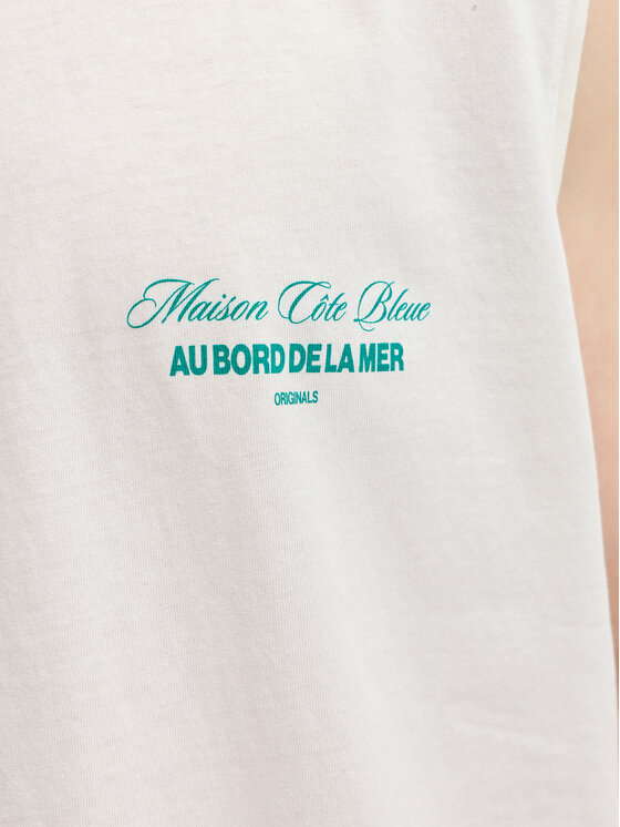 Jack & Jones Jack & Jones Мъжки топ Cassis 12295076 Бял Regular Fit