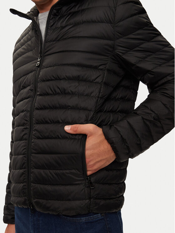 Geox Geox Μπουφάν πουπουλένιο Warrens M4625B T3146 F9000 Μαύρο Regular Fit