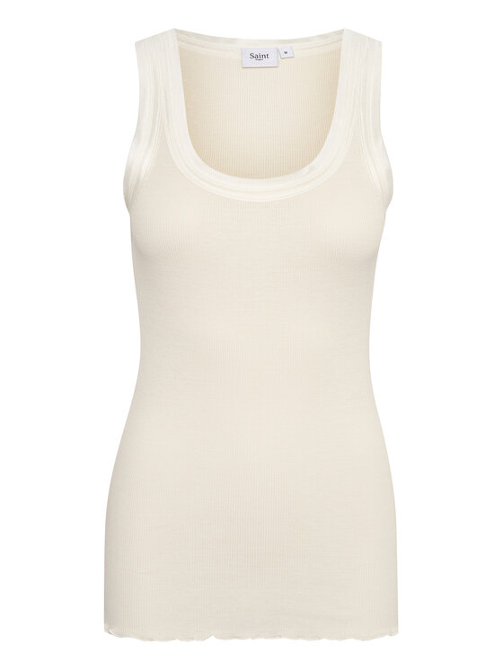 Saint Tropez Saint Tropez Top 30511971 Bílá Classic Fit