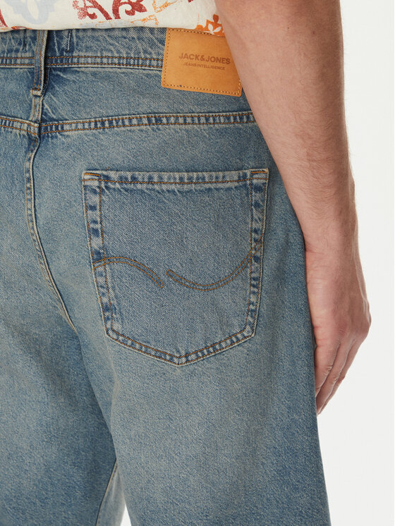 Jack&Jones Jack&Jones Jeans kratke hlače Alex 12274957 Modra Loose Fit