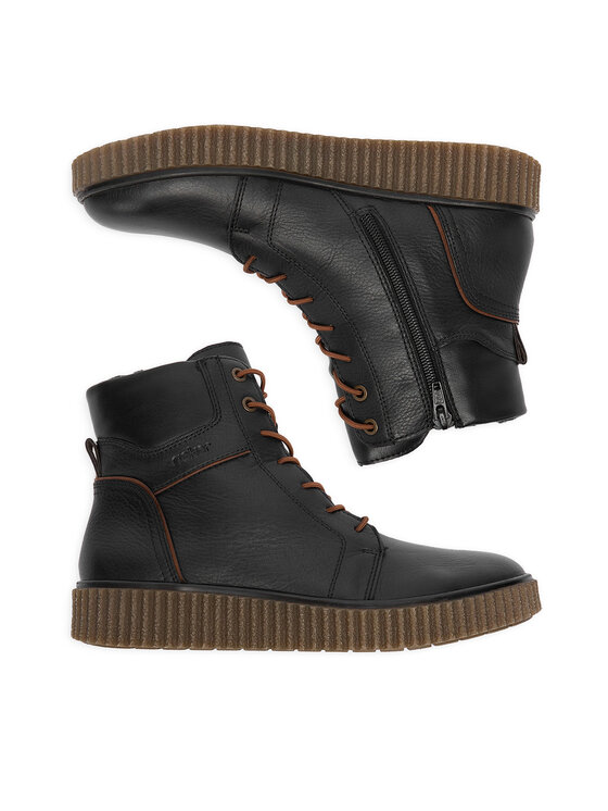 Rieker Rieker Schnürschuhe Y4303-00 Schwarz