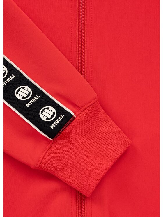 PITBULL PITBULL Bluza POWERS Czerwony Regular Fit
