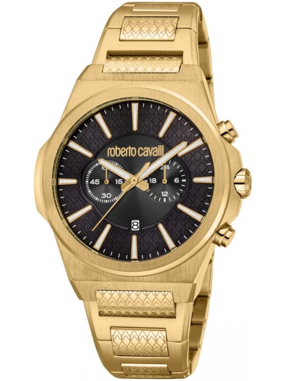 Roberto Cavalli Roberto Cavalli Zegarek RC5G150M0065 Złoty