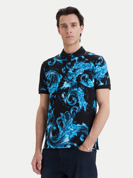 Versace Jeans Couture Versace Jeans Couture Polokošile 80GAG6S0 JS549 Modrá Regular Fit