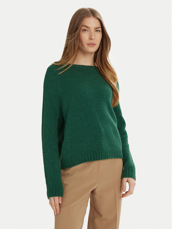 Weekend Max Mara Sveter Ghiacci 2425366111 Zelená Standard Fit