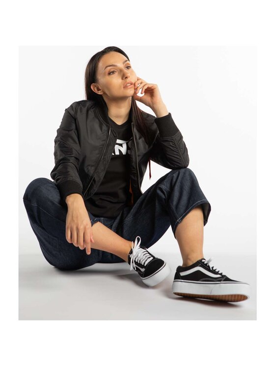 Alpha Industries Alpha Industries Kurtka przejściowa MA-1 TT WMN 03 Czarny Classic Fit