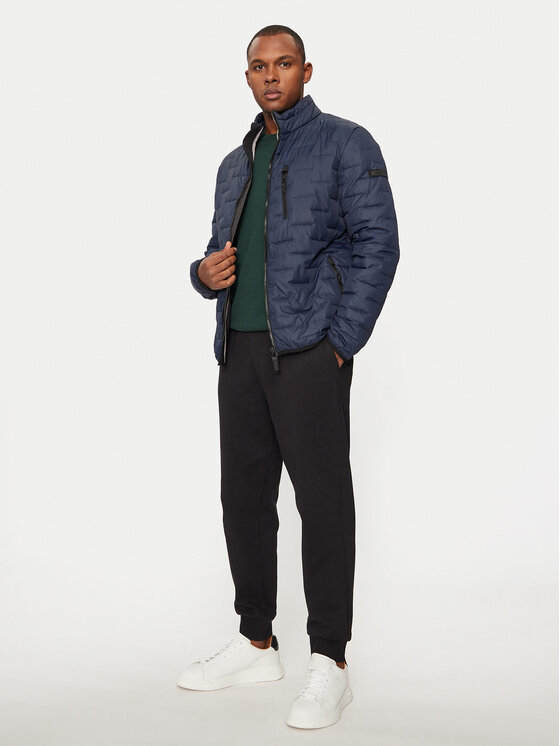 Pierre Cardin Pierre Cardin Prijelazna jakna MARINE 10115/0055/6000 Tamnoplava Regular Fit