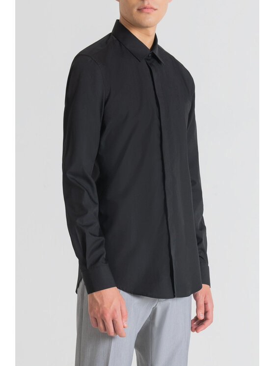 Antony Morato Antony Morato Camicia LONDON SLIM FIT Nero Slim Fit