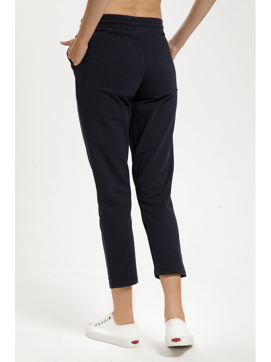 Cross Jeans Cross Jeans Spodnie dresowe 80121-001 Granatowy Regular Fit