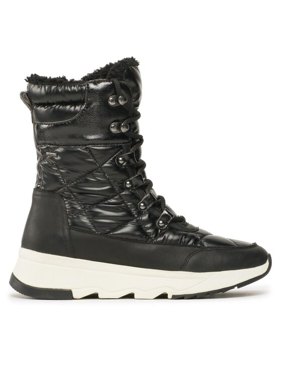 Geox Geox Snehule D Falena B Abax B D26HXB 043FU C9999 Čierna