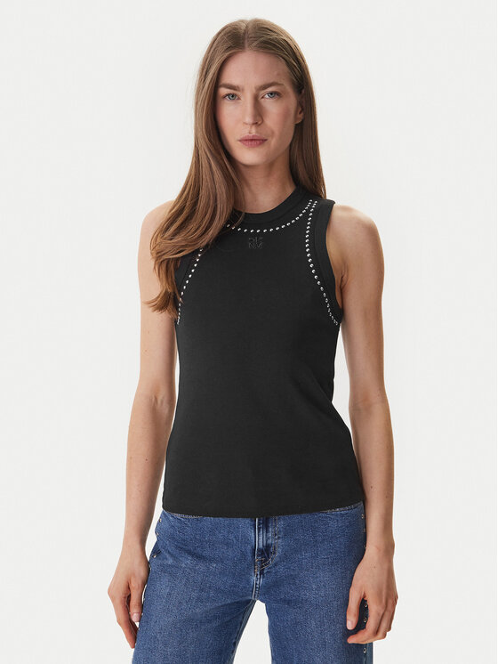 DKNY DKNY Felső DJ5T1694 Fekete Slim Fit
