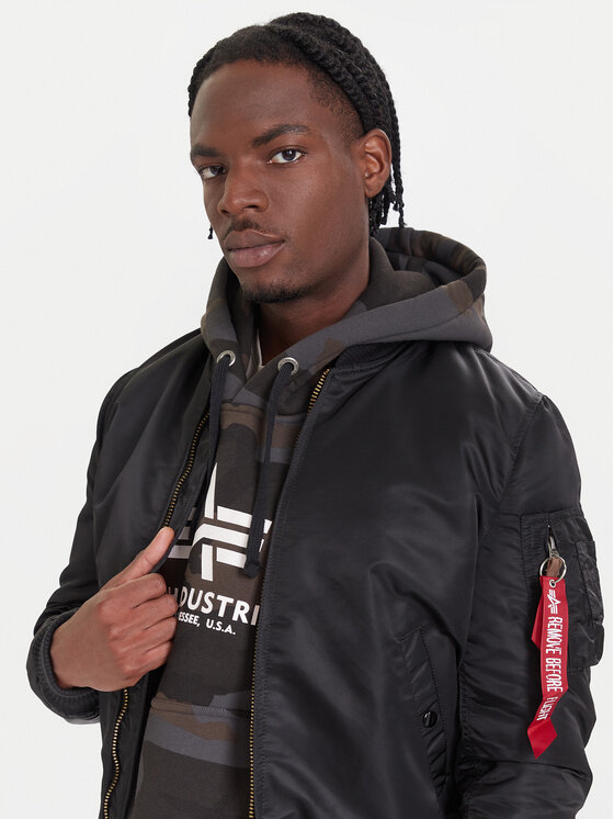 Alpha Industries Alpha Industries Куртка бомбер Ma-1 Vf 59 Long 168100 Чорний Slim Fit