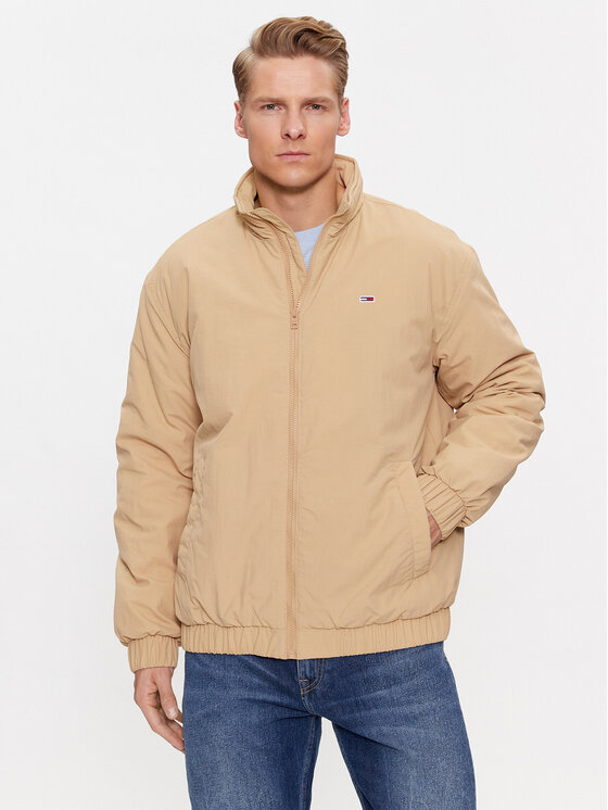 Tommy Jeans Tommy Jeans Яке бомбър Essential DM0DM17238 Бежов Relaxed Fit