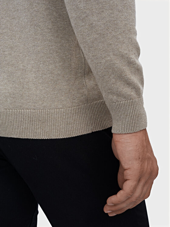 Evenemen Evenemen Sweter MOCCA Beżowy Slim Fit