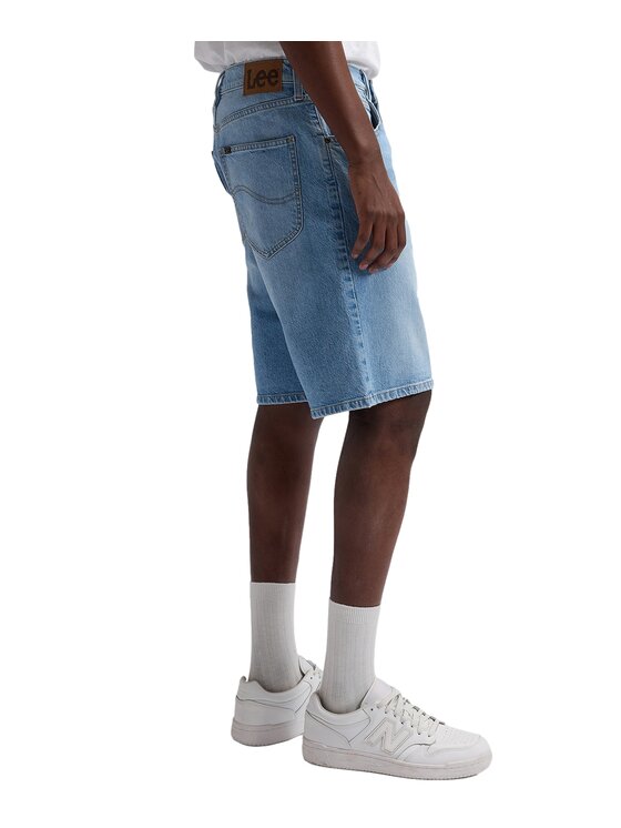 Lee Lee Szorty jeansowe Asher Short Niebieski Relaxed Fit