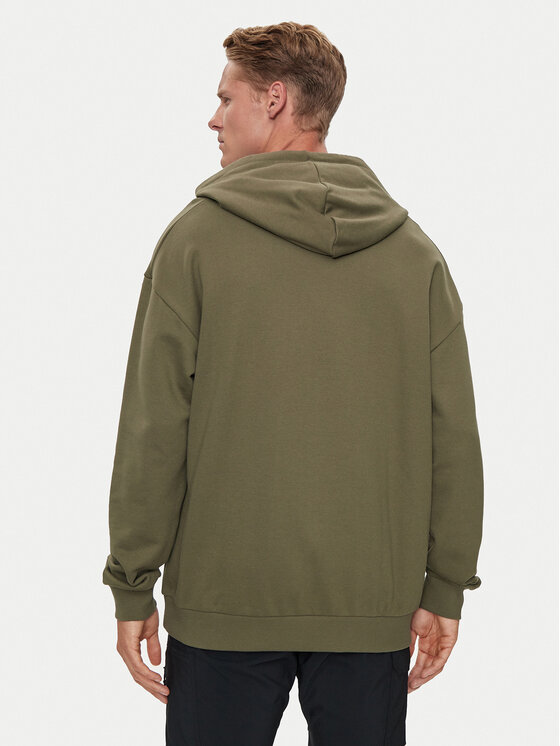 adidas adidas Bluza Terrex Logo IN4716 Zielony Regular Fit