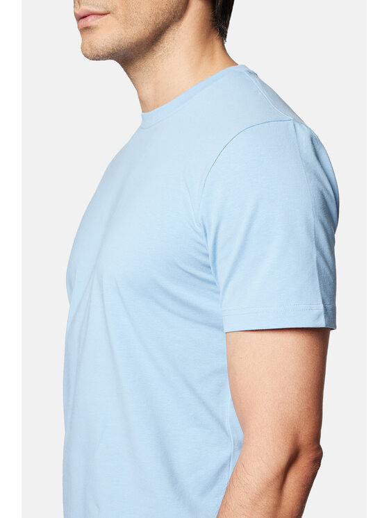 Lancerto Lancerto T-Shirt Jeffrey TS073124000004 Niebieski Regular Fit