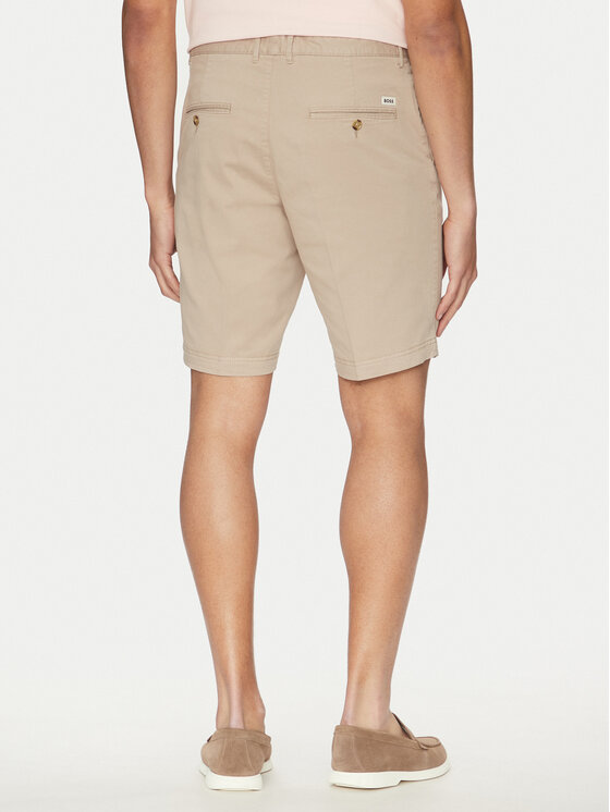 BOSS BOSS Šortky z materiálu 50487993 Béžová Slim Fit