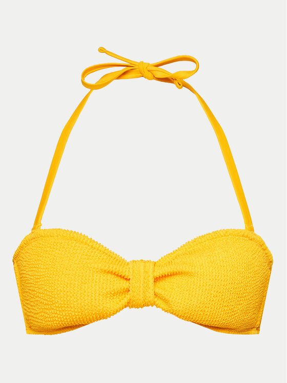 Hunkemöller Hunkemöller Μπικίνι πάνω μέρος Crinkle 205678 Κίτρινο