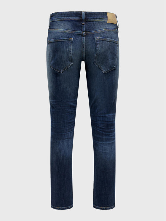 Only & Sons Only & Sons Traperice Weft 22023251 Tamnoplava Regular Fit