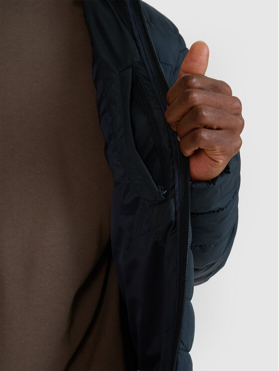 4F 4F Kurtka puchowa BASIC+ Czarny Regular Fit