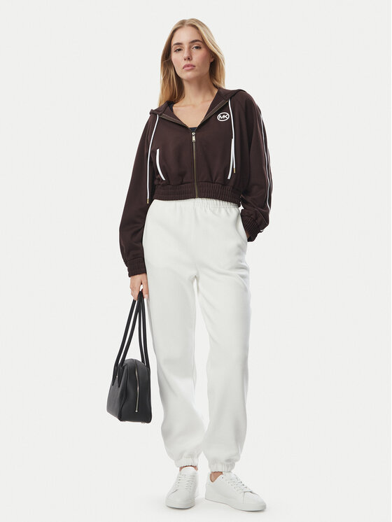 MICHAEL Michael Kors MICHAEL Michael Kors Hanorac MR651X2K8N Maro închis Regular Fit