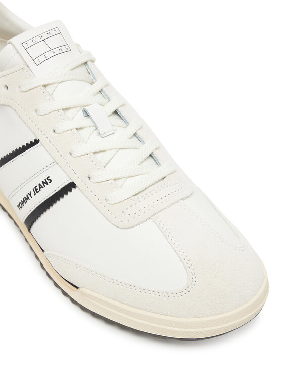 Tommy Jeans Tommy Jeans Laisvalaikio batai Tjm Retro Runner Cleated EM0EM01619 Balta