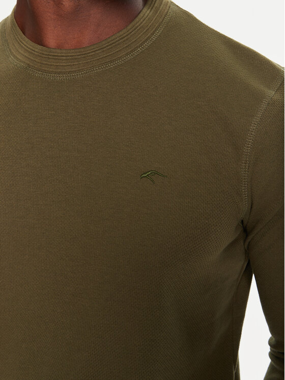 INDICODE INDICODE Longsleeve Valento 45-660 Verde Regular Fit