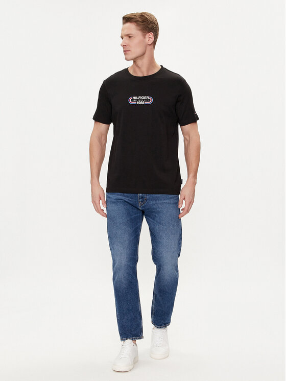 Tommy Hilfiger Tommy Hilfiger T-särk Track Graphic MW0MW34429 Must Regular Fit