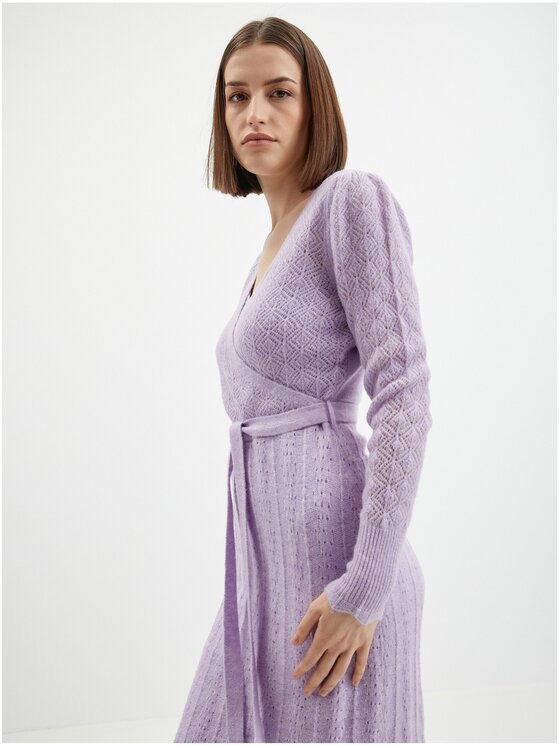 Orsay Orsay Sukienka 530387-447000__XL Fioletowy Regular Fit