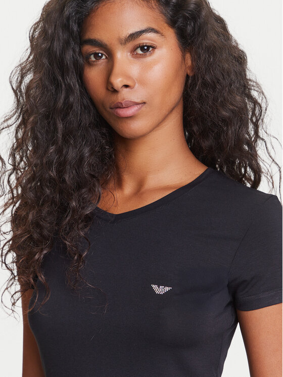 Emporio Armani Underwear Emporio Armani Underwear T-Shirt EW000409 AF10889 UC001 Czarny Regular Fit