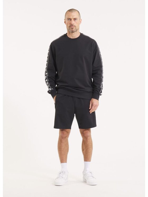 PITBULL PITBULL Bluza Bluza męska TAPE NUGGET XXL Czarny Regular Fit