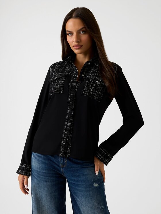 Guess Guess Top 179386 Černá Classic Fit