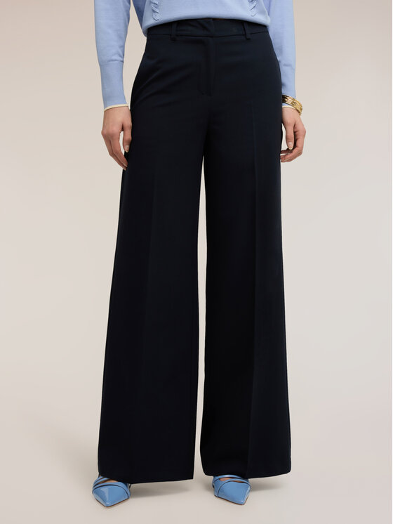 Motivi Motivi Pantaloni di tessuto P02YQ004669N034 Blu Over Fit