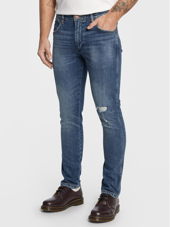 Wrangler Wrangler Джинси Larston W18S59X1E 112324510 Голубий Slim Fit