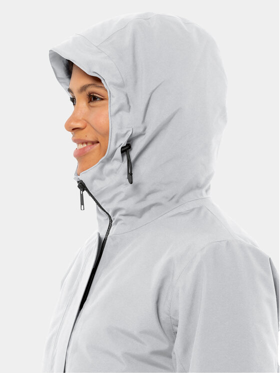 Jack Wolfskin Jack Wolfskin Зимно яке Tempelhof Coat 1116151 Сив Regular Fit