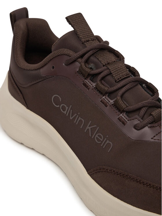 Calvin Klein Calvin Klein Sneakersy Light Eva Runner Nyl-Sue HW0HW03149 Brązowy