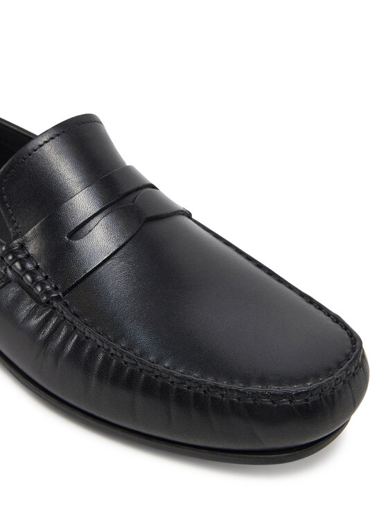 Tommy Hilfiger Tommy Hilfiger Мокасини Corpoarte Hilfiger Lth Driver FM0FM04810 Черен