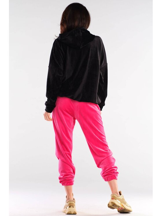 Awama Awama Bluza A420 Czarny Basic Fit