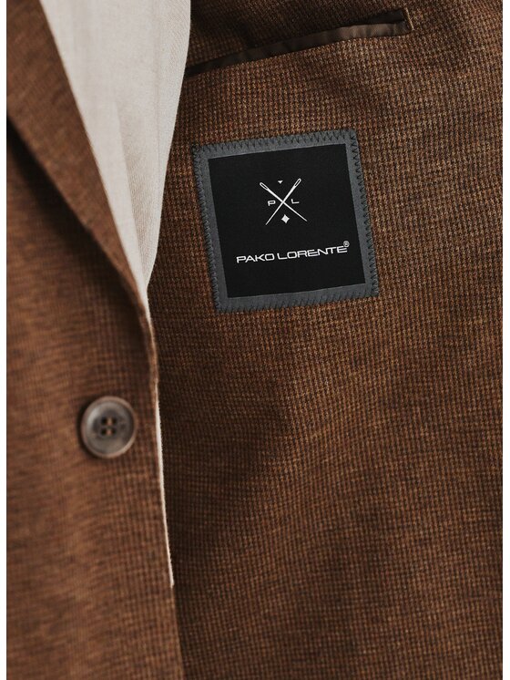 Pako Lorente Pako Lorente Marynarka P24WF-3X-010 Brązowy Slim Fit
