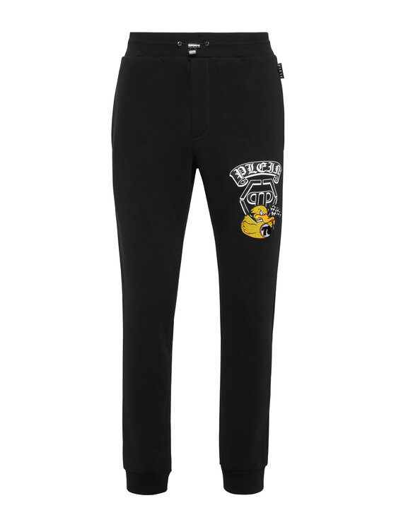 PHILIPP PLEIN PHILIPP PLEIN Spodnie dresowe 24345 Czarny Jogger Fit