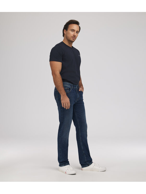 Lee Cooper Lee Cooper Jeansy JEANS M HARRY 0650 DARK USED Niebieski Straight Fit