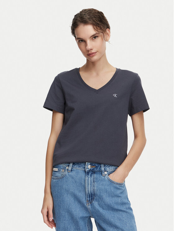 Calvin Klein Jeans Tricou Archive LV047B205G Gri închis Regular Fit