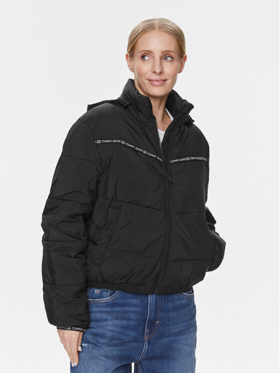 Tommy Jeans Tommy Jeans Übergangsjacke DW0DW17238 Schwarz Regular Fit