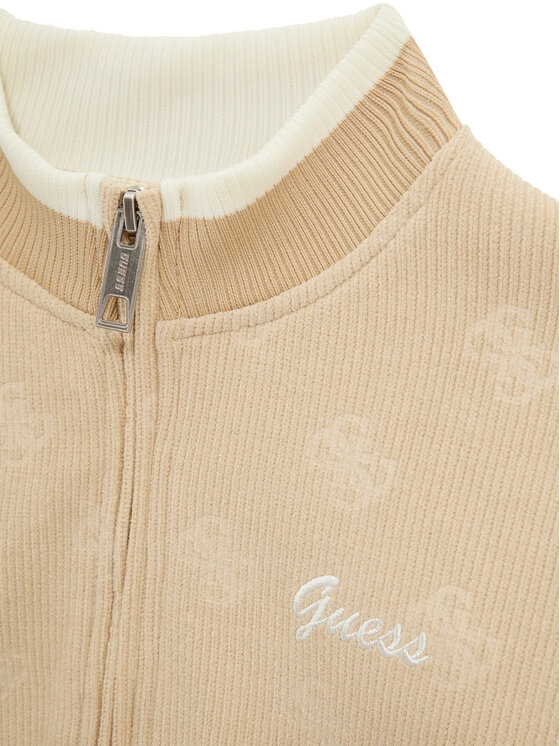 Guess Guess Mikina J5BQ23 K1902 Béžová Relaxed Fit