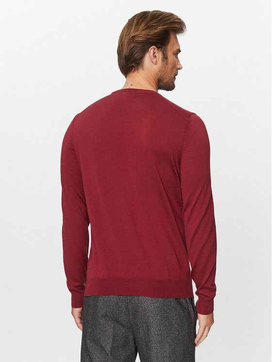 BOSS Boss Maglione Botto-L 50476364 Rosso Regular Fit