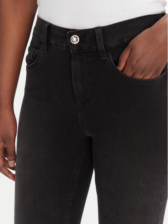Liu Jo Liu Jo Slim Fit traperice UXX037 D4199 Crna Slim Fit